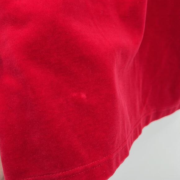 Hanna Andersson long sleeve velvet dress - 8 - Red - Picture 7 of 7